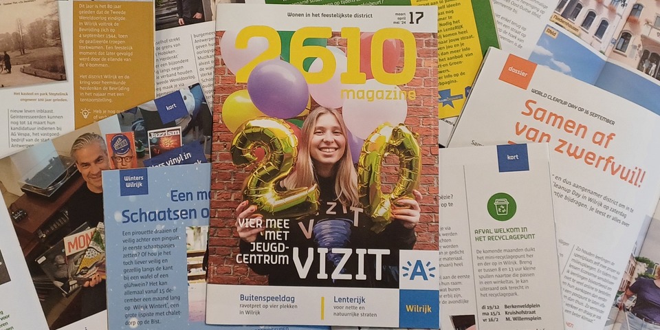 Een stapel met exemplaren van het 2610  magazine